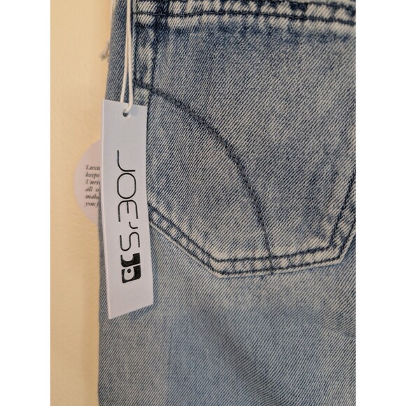 Joe's Jeans Girl's Kalee Denim Skirt Mid Rise Mini Distressed Raw Hem Size 14 - Picture 10 of 10